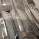 12 silver-plated metal cake forks by Ercuis Horizon silversmiths, 14.9cm