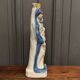 Vierge d'accouchée en faïence XIXe Ste Marie