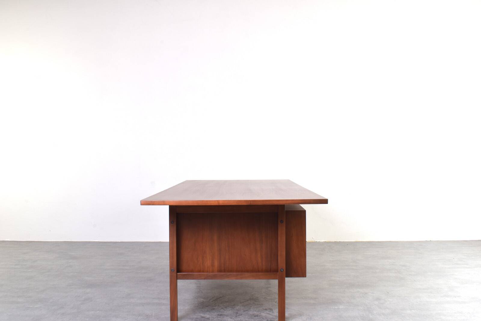 Mid-Century Large American Walnut Executive Desk