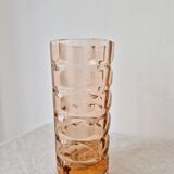 Art Deco style 'Rosaline' glass vase '60s - Luminarc Vintage