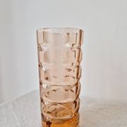 Glass vase 'Rosaline' Art Deco style '60s - Vintage Luminarc