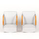 Tubular Steel Armchairs from Mücke-Melder 1930s, Set of Two