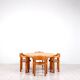 Set of 6 solid pinewood armchairs by Rainer Daumiller for Hirtshals Sawmill