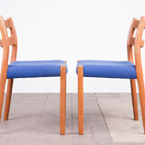 4 chairs model 84 teak Niels Otto Møller