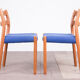 4 chairs model 84 teak Niels Otto Møller