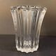 Vintage transparent vase with wavy edges, 1950s/60s