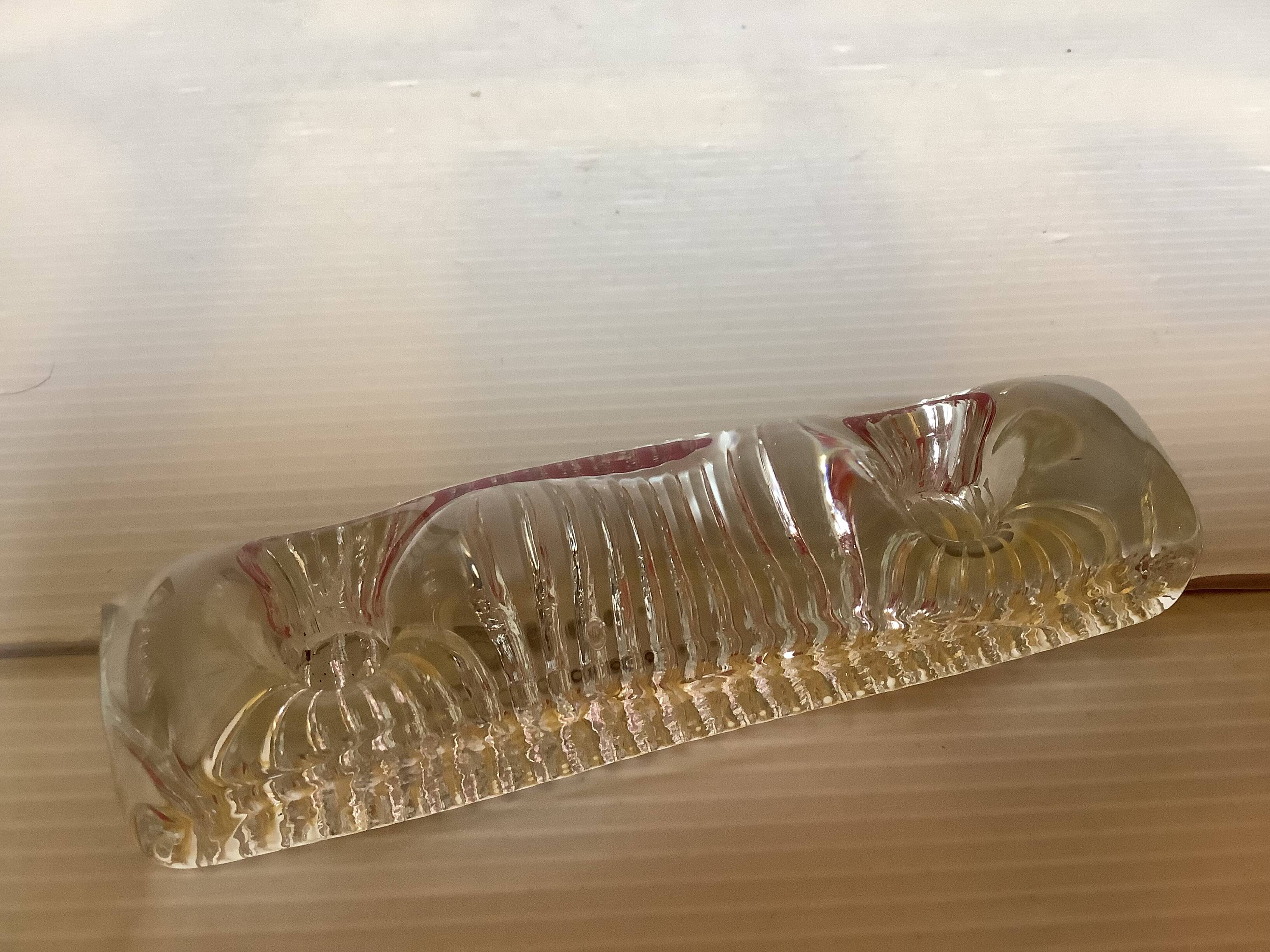 Nine double Scandinavian glass candle holders