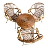 Rattan garden furniture