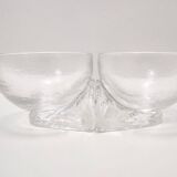 Set of Seven Crystal Serving Bowls by Taddei Sestini for Kristall Krisla
