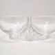 Set of Seven Crystal Serving Bowls by Taddei Sestini for Kristall Krisla