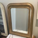 Golden wooden mirror