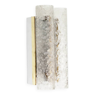 Wall lamp in brass and glass by Doria Leuchten