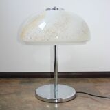 Art Deco table lamp – 1960s, wood and metal, E27