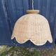 Suspension lampshade rattan straw