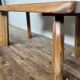 Vintage modernist elm coffee table