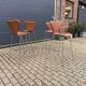 Fritz Hansen Series 7 Bar Stools Arne Jacobsen