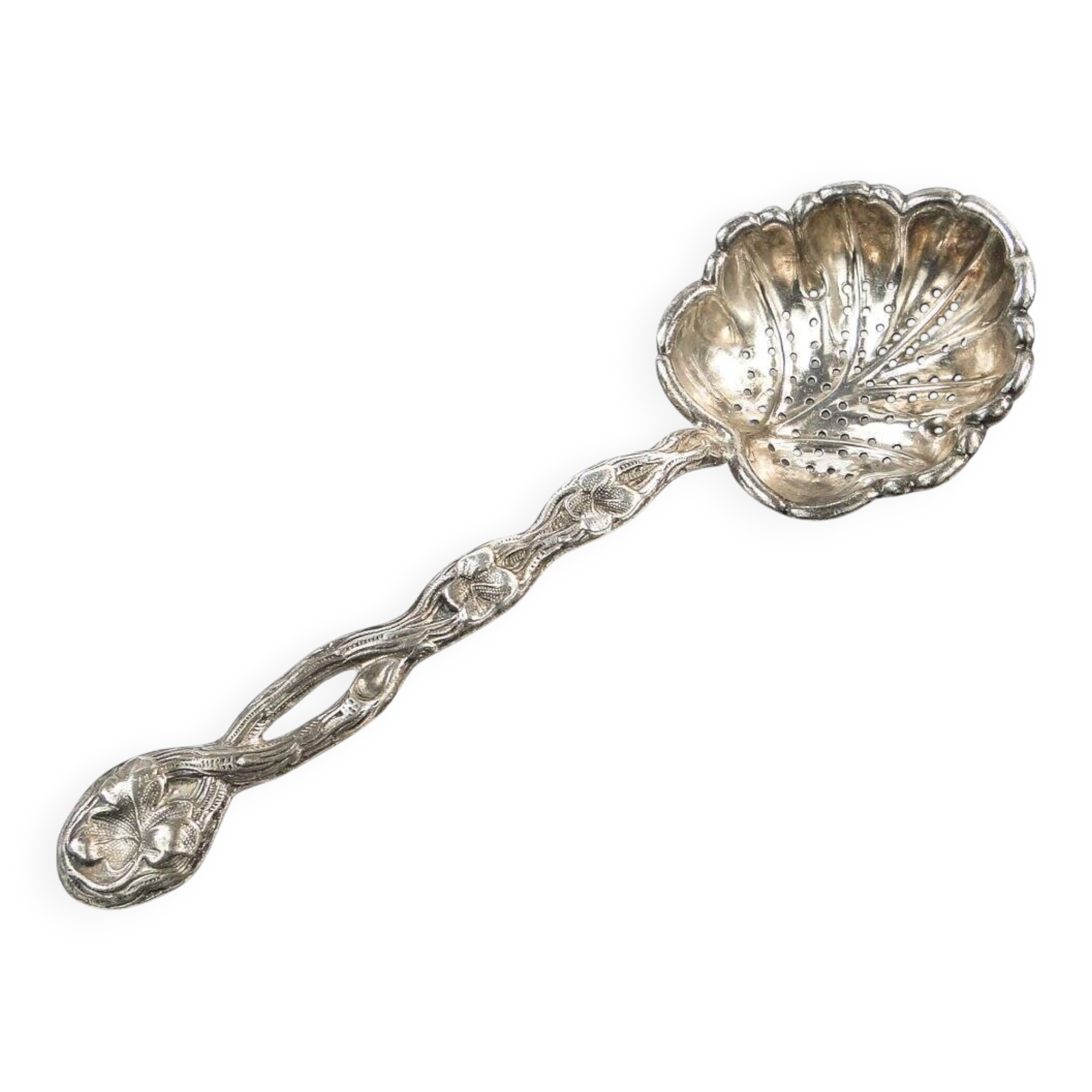 Art Nouveau Polish pickling spoon by Bros. Buch, 1890s