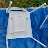 4 white metal garden chairs from Fermob