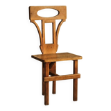 Art Nouveau chair prototype