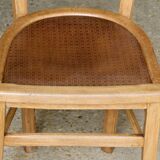 Early 20th century wooden bistro chair.