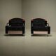 Pair of lounge chairs by Dutch architect Wim Hofman 1980s