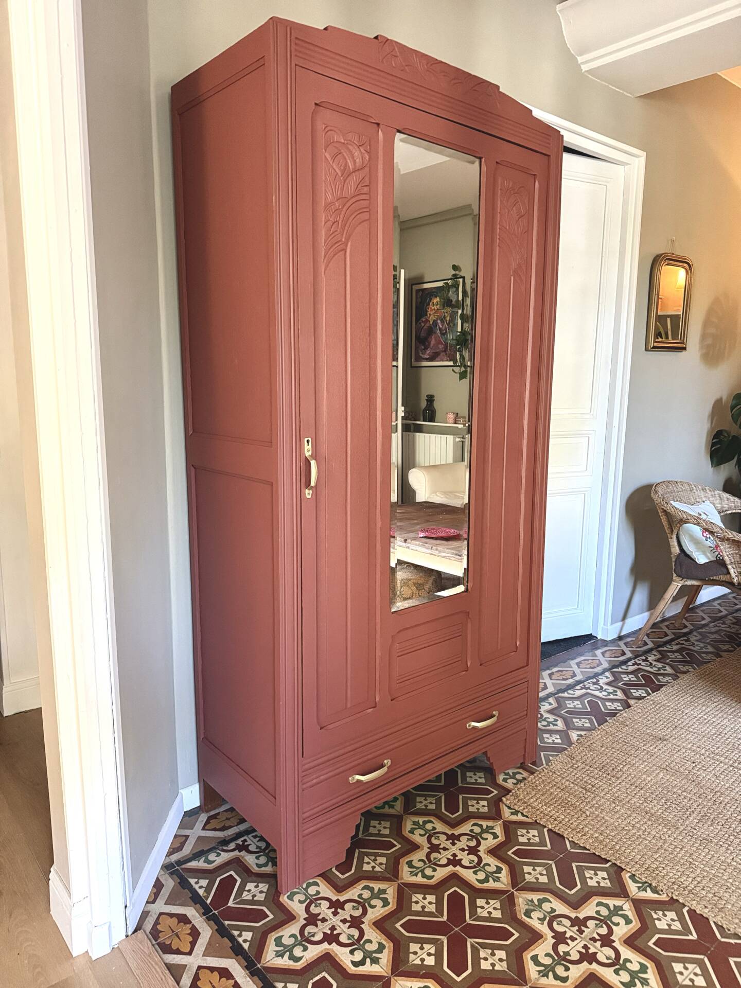 Parisian Art Deco wardrobe