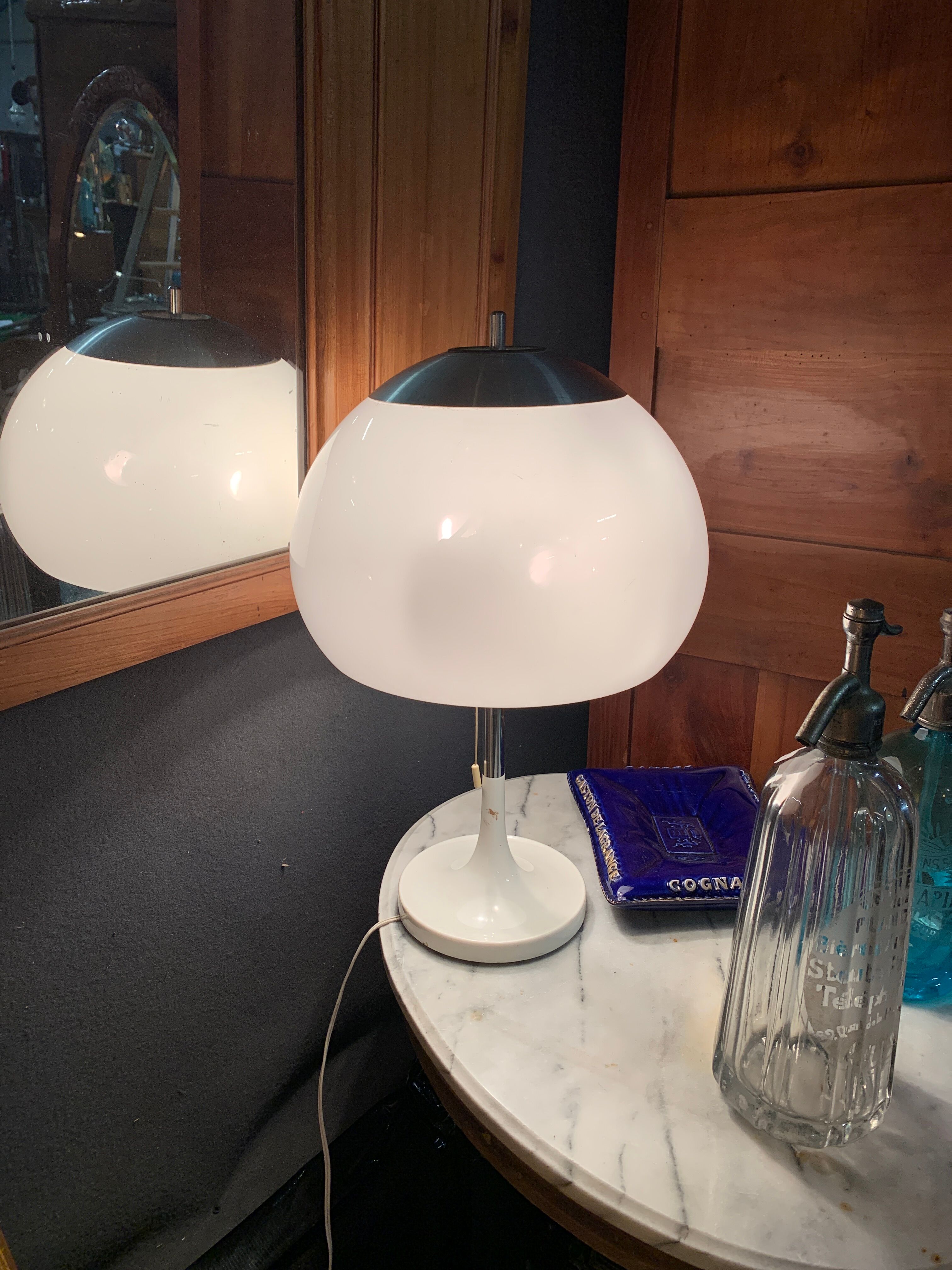 Vintage mushroom lamp