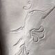Old linen sheet embroidered hand and monogram t t 226 cm x 324 cm