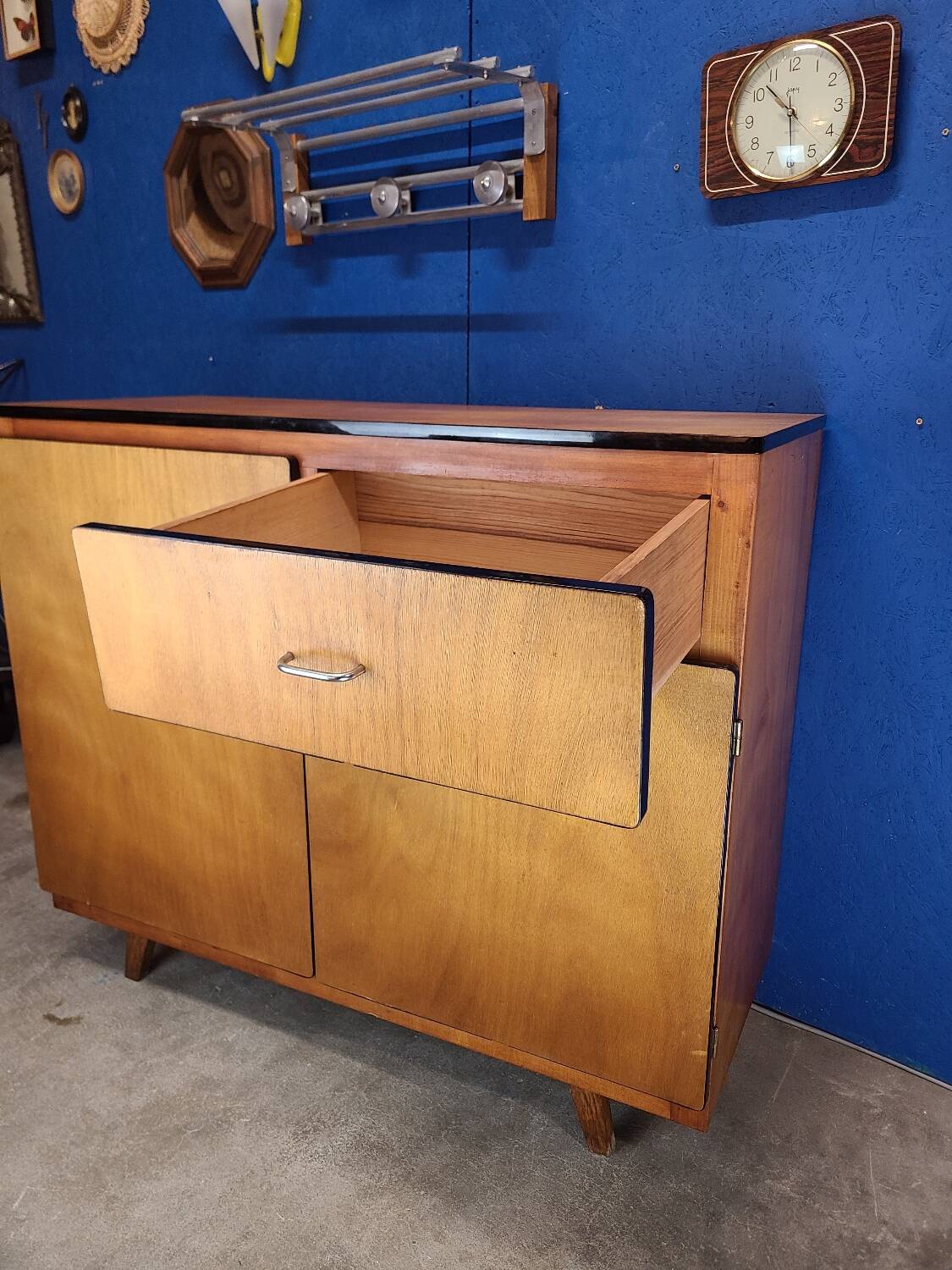Light wood sideboard, mid-20th century