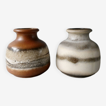 Pair of Germany vases, natural tones