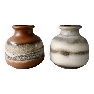 Pair of Germany vases, natural tones