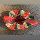 Fruit bowl in glazed ceramic stamped Vallauris, vintage 1960