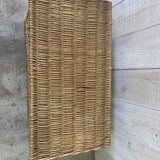 Vintage wicker trunk