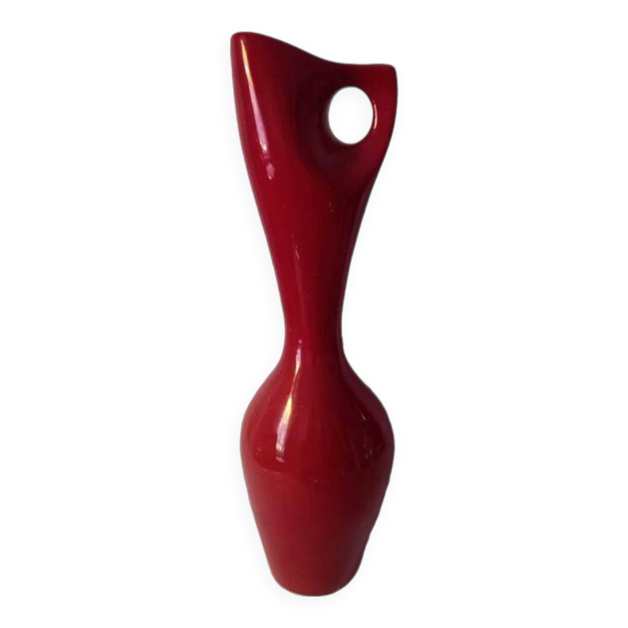 Vintage Eosin Vase • Porcelain • Fürtös György • Zsolnay • 1960