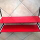 Carmine red wall flooring by Schubert Werk / vintage 60s-70s