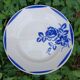 Large round antique Badonviller plate
