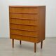 Commode en teck, années 1960