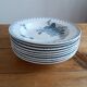 Set of 9 iron earth plates