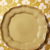Assiette plate 30 cm grès vert bruno evrard