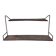 Wall shelf, metal and rattan
