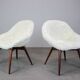 Pair of lounge chairs restored by Miroslav Navratil, 1960s