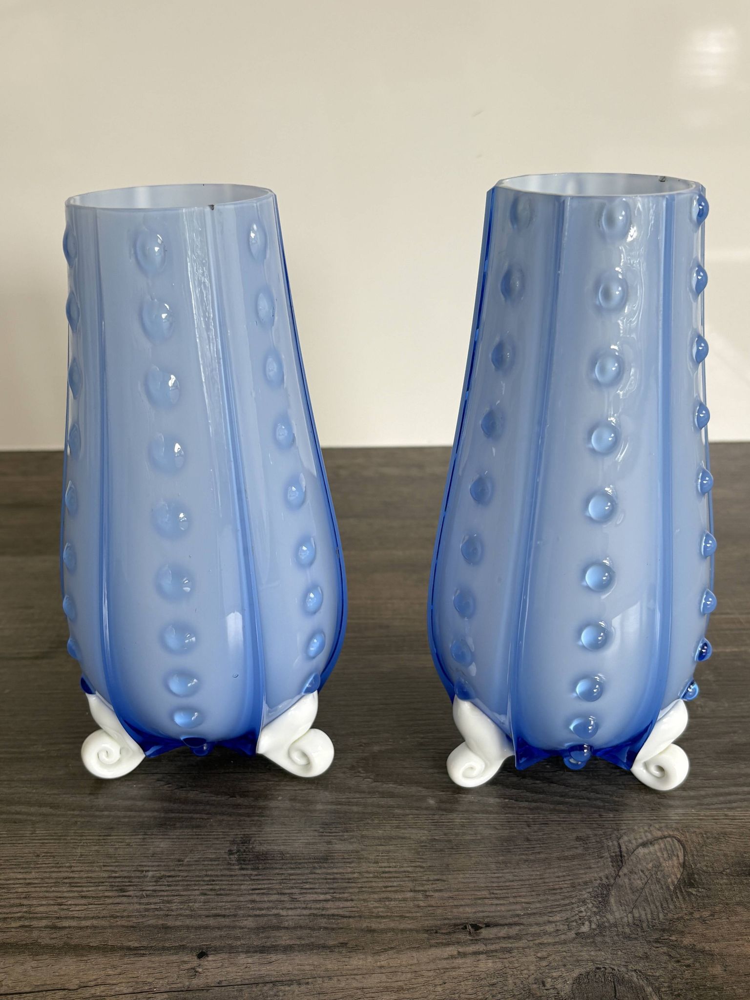Paire de vases Murano vintage