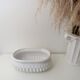 White porcelain planter
