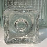 Candle holder vase Tamara Aladdin glass Riihimaki Finland 60s 70s
