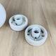 Pair of vintage opaline globe wall lights, ceiling lights