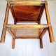 Rattan side table