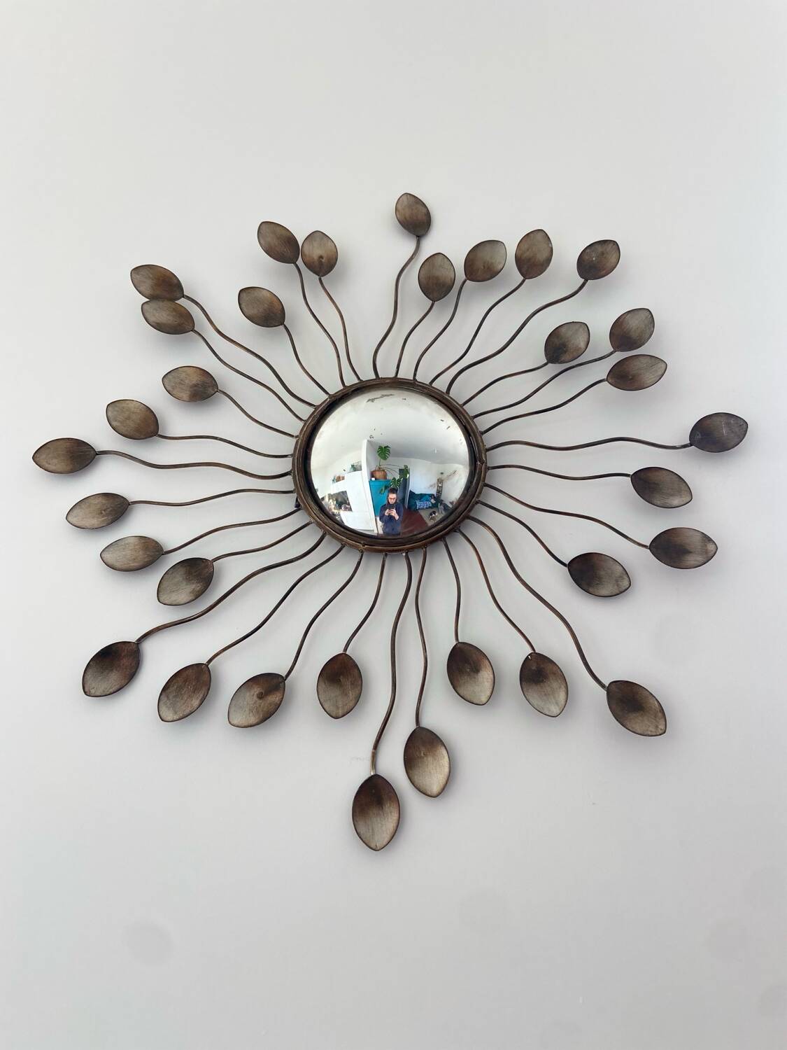 Vintage witch mirror