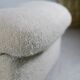 Chair "Space Age" in unbleached wool, France, circa 1970