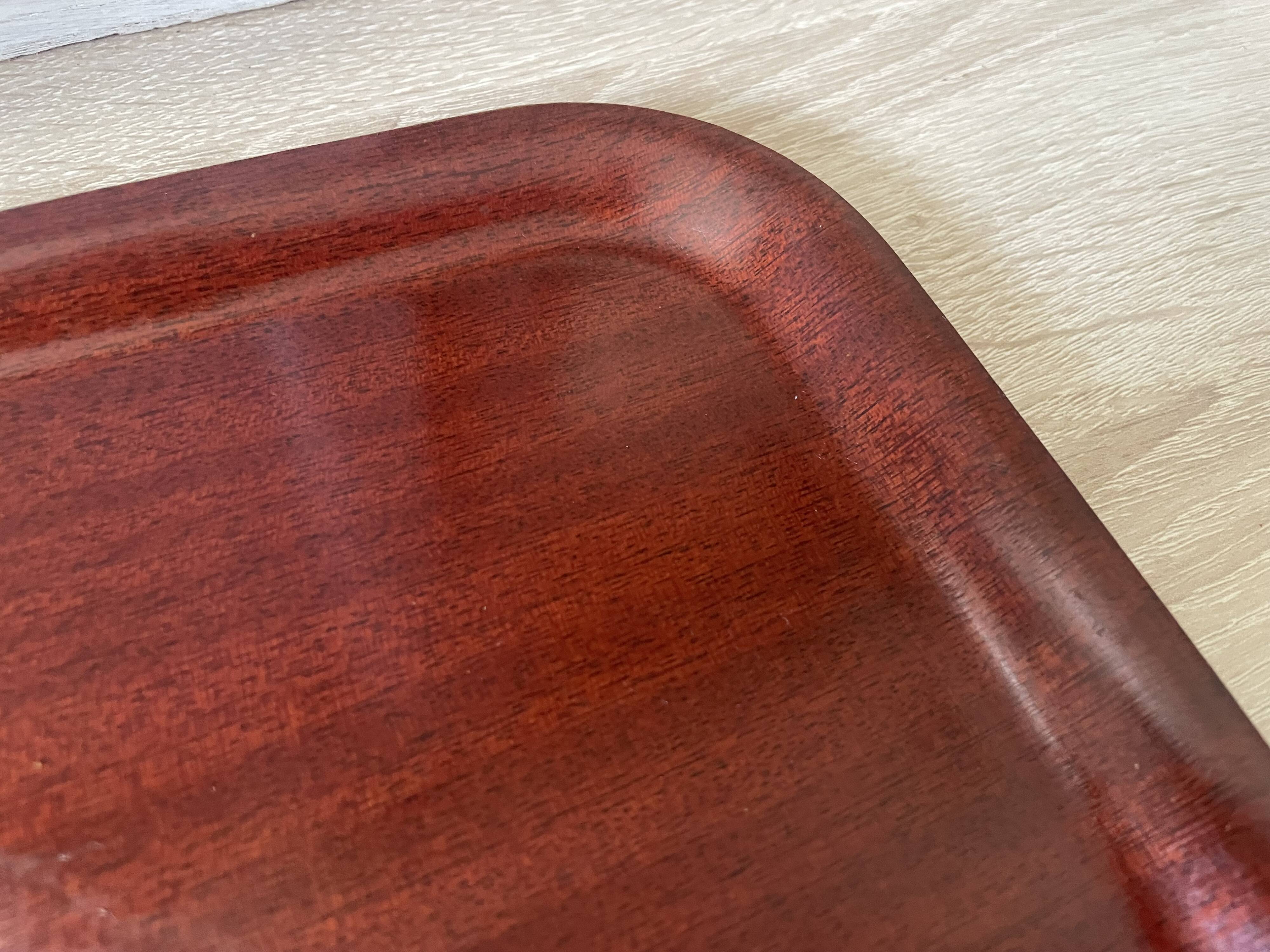 Vintage post-formed teak top