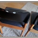 Pair of chairs Piarotto Italy vintage 1980
